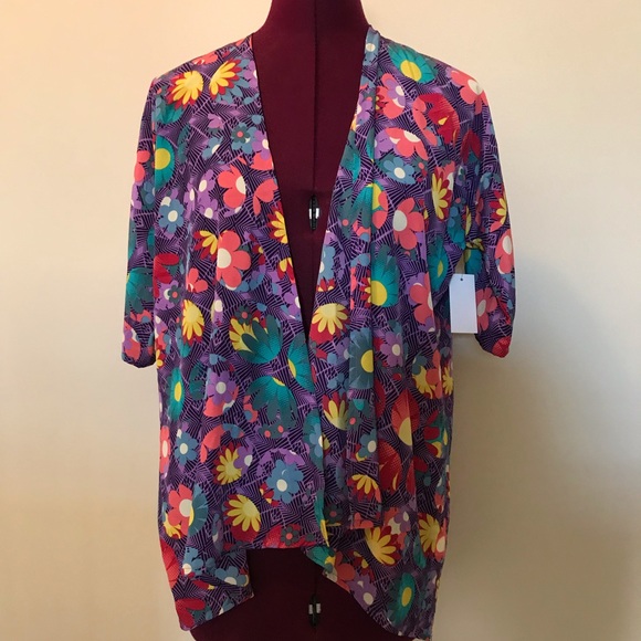 NWT LuLaRoe Bianka floral kimono - Picture 2 of 6